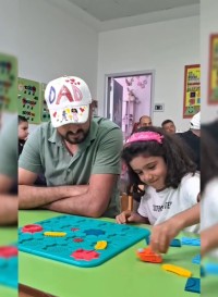 Babalar g&uuml;n&uuml; Baba-&Ccedil;ocuk Satran&ccedil; at&ouml;lyemiz